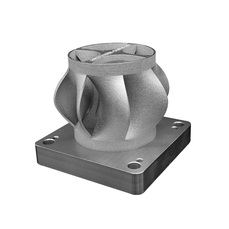 Impression 3D d'un convertisseur d'énergie éolienne en métal SLM