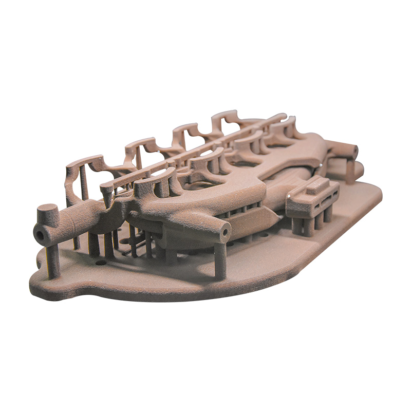 Campione di stampa su sabbia SLS