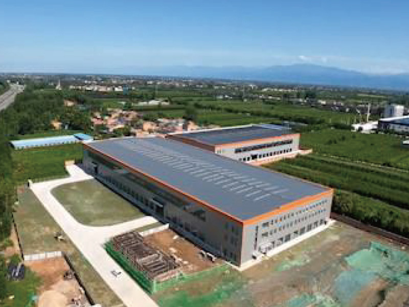 Vista esterna della fonderia di Xianyang